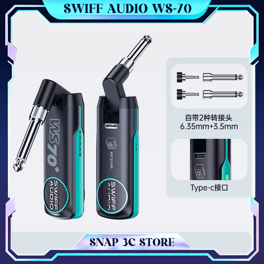 Audio & Music Settings Xbox One - SWIFF AUDIO WS-70 Plus Kablosuz Gitar
