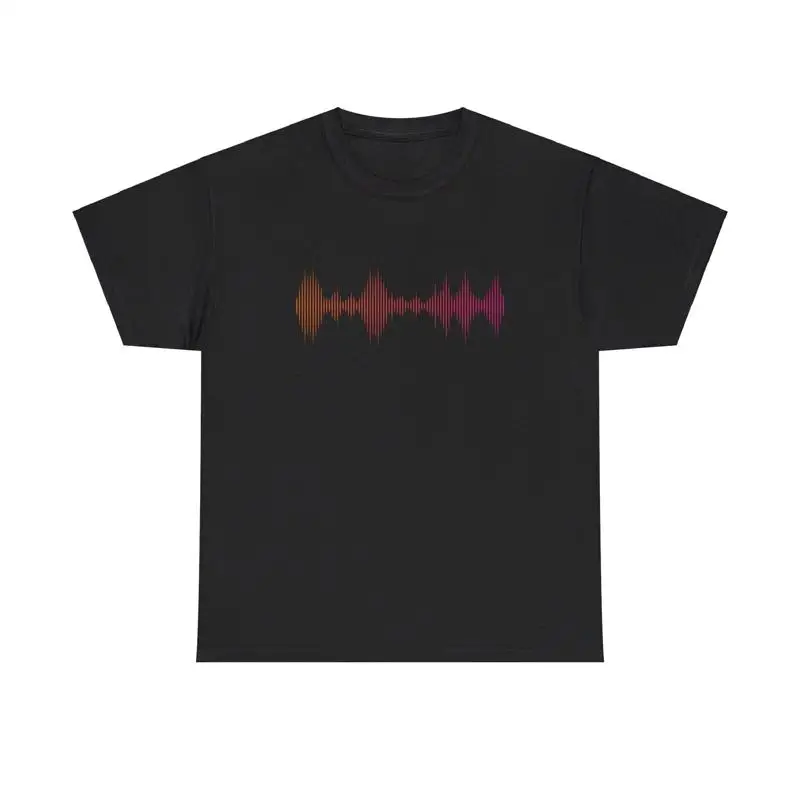 Audio Vibes Music - Soundwave Vibes Tişörtü havalı minimalist ses
