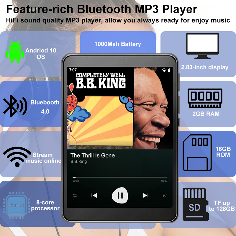 Audio Music Download Mp3 - WiFi MP3 Çalar Android 10 Spotify